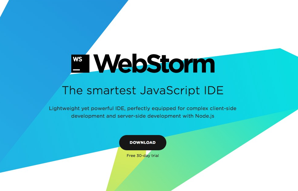 WebStorm IDE界面展示